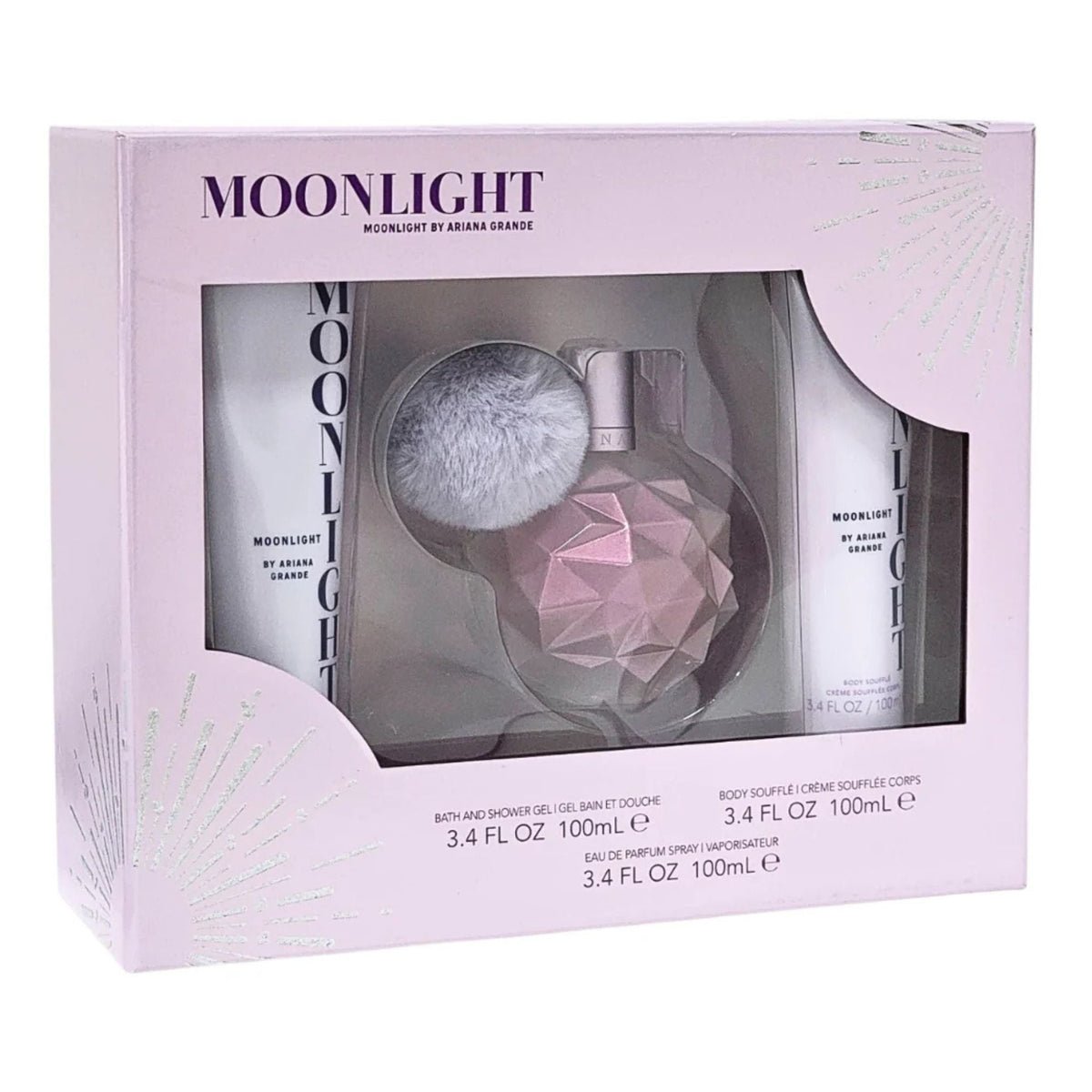 Ariana Grande Moonlight 3-Piece Set 3.4oz Women EDP Spray