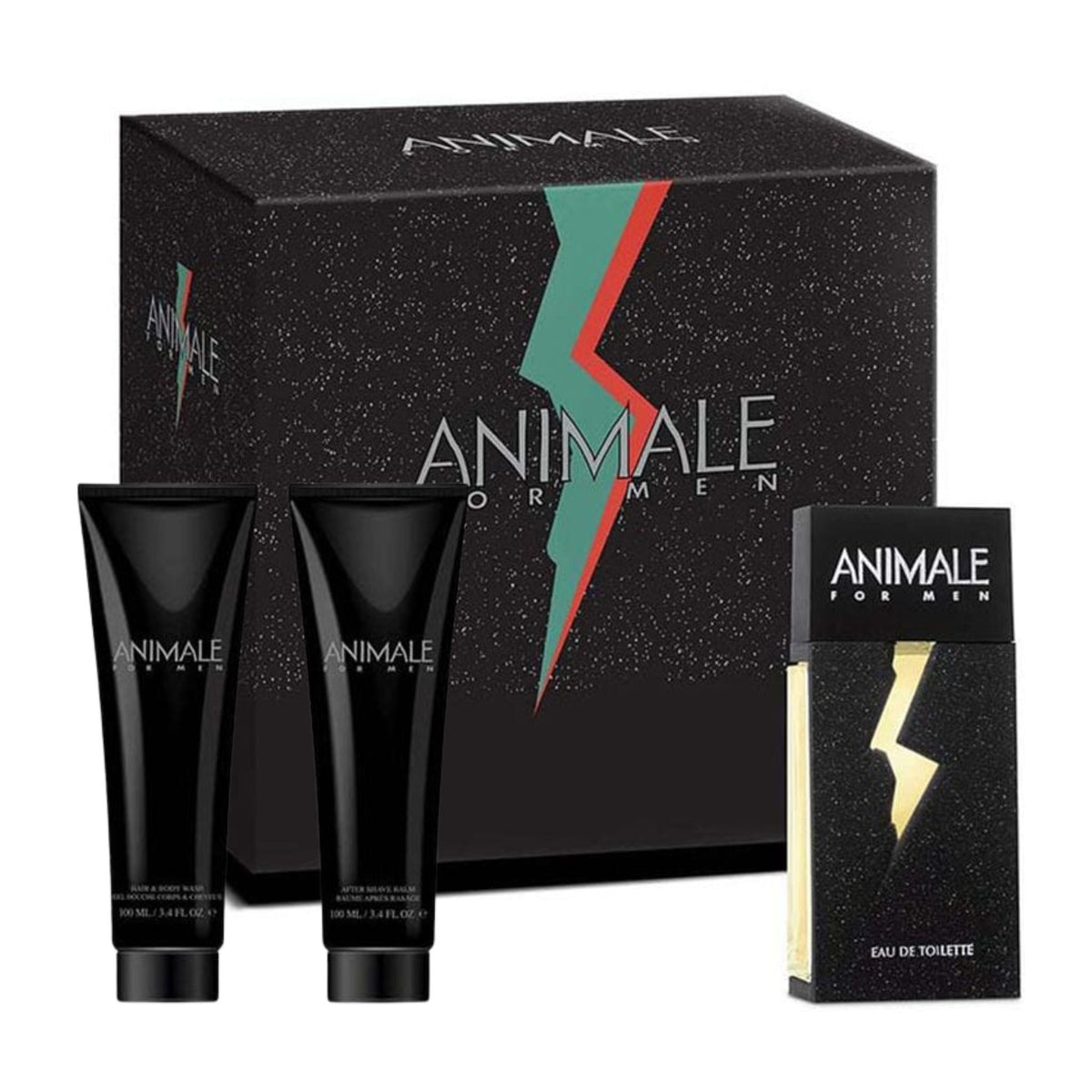 Animale 3-Piece Set 3.4oz Men EDT Spray